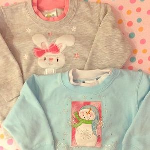 Bundle of 2 Toddler Girls Sweatshirts size 3T